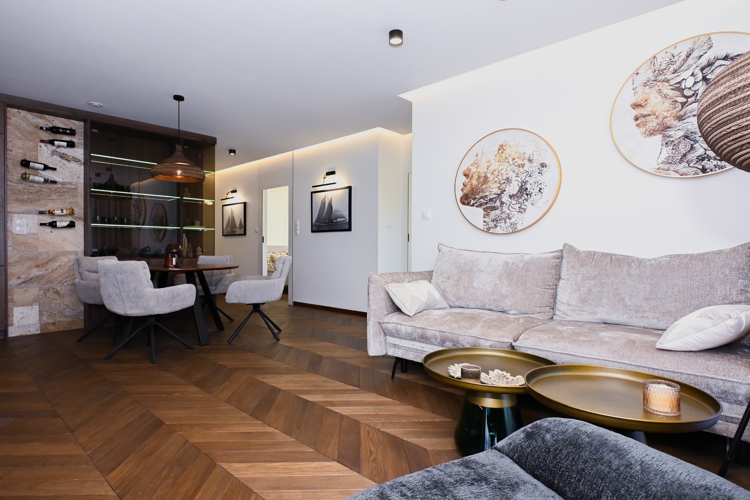 Wnętrze apartamentu oferowanego przez Rutkowscy Nieruchomości